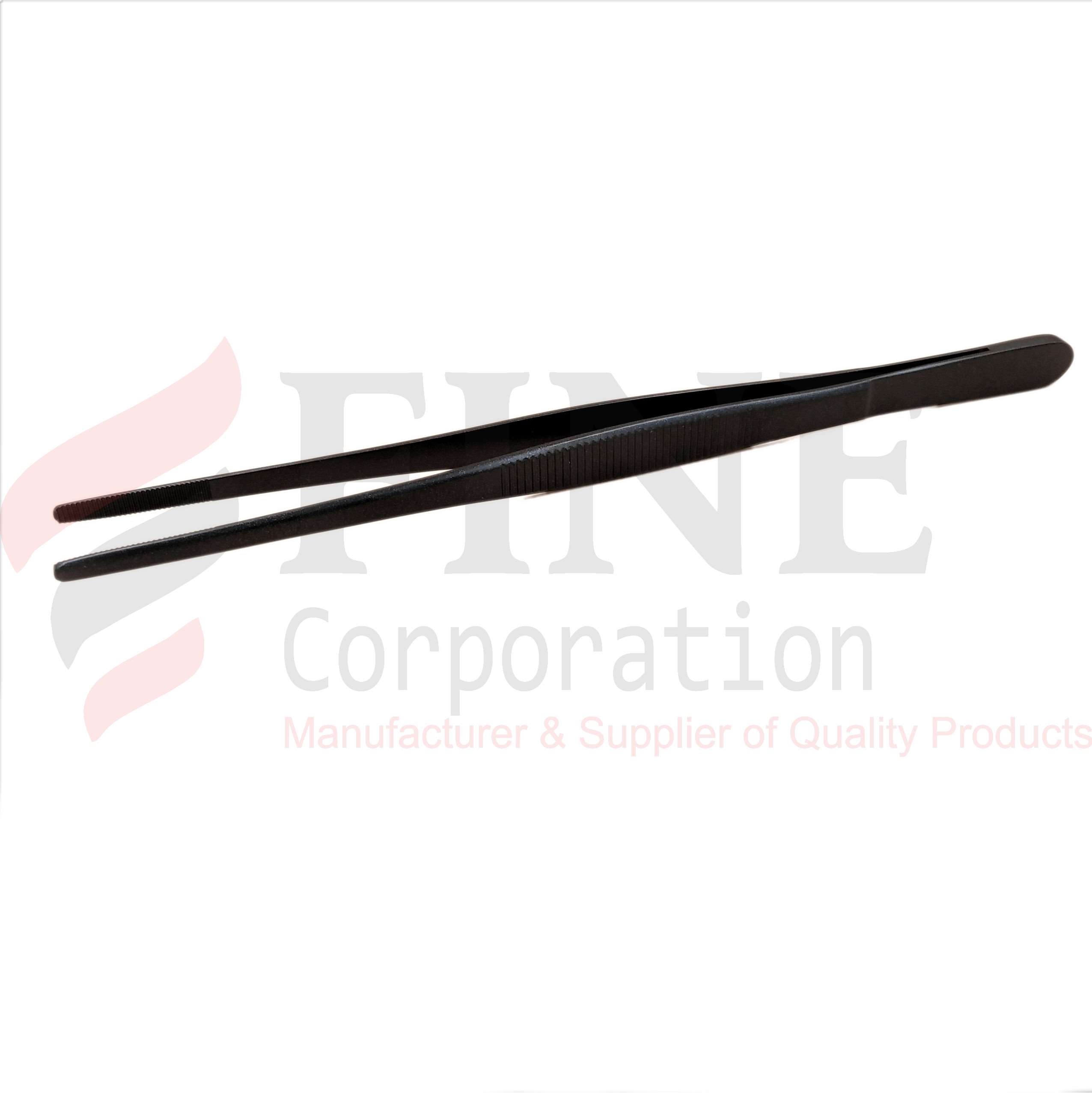 Chef Plating Tweezer Straight Dust-Black